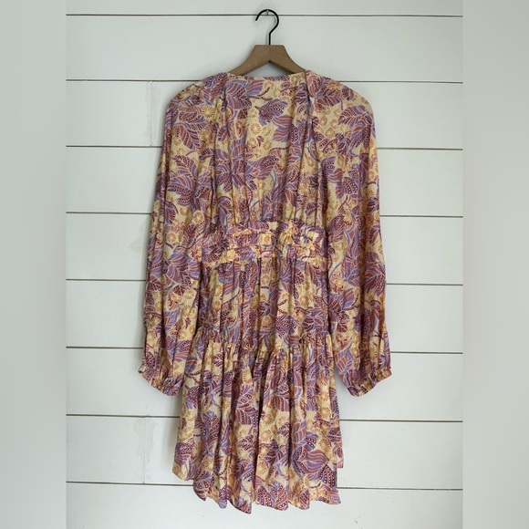 A.L.C. Isla V Neck Tiered Dress - Picture 11 of 12